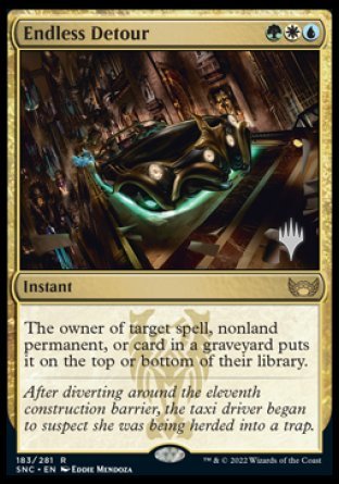 Endless Detour (Promo Pack) [Streets of New Capenna Promos] - Destination Retro
