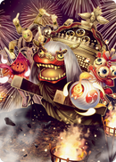 March of Reckless Joy Art Card [Kamigawa: Neon Dynasty Art Series] - Destination Retro