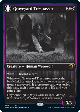 Graveyard Trespasser // Graveyard Glutton [Innistrad: Double Feature] - Destination Retro