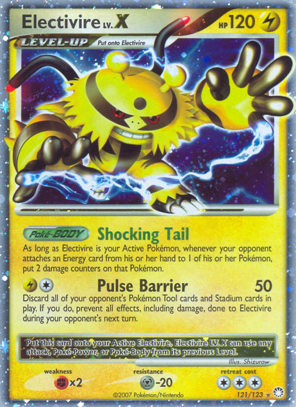 Electivire LV.X (121/123) [Diamond & Pearl: Mysterious Treasures] - Destination Retro