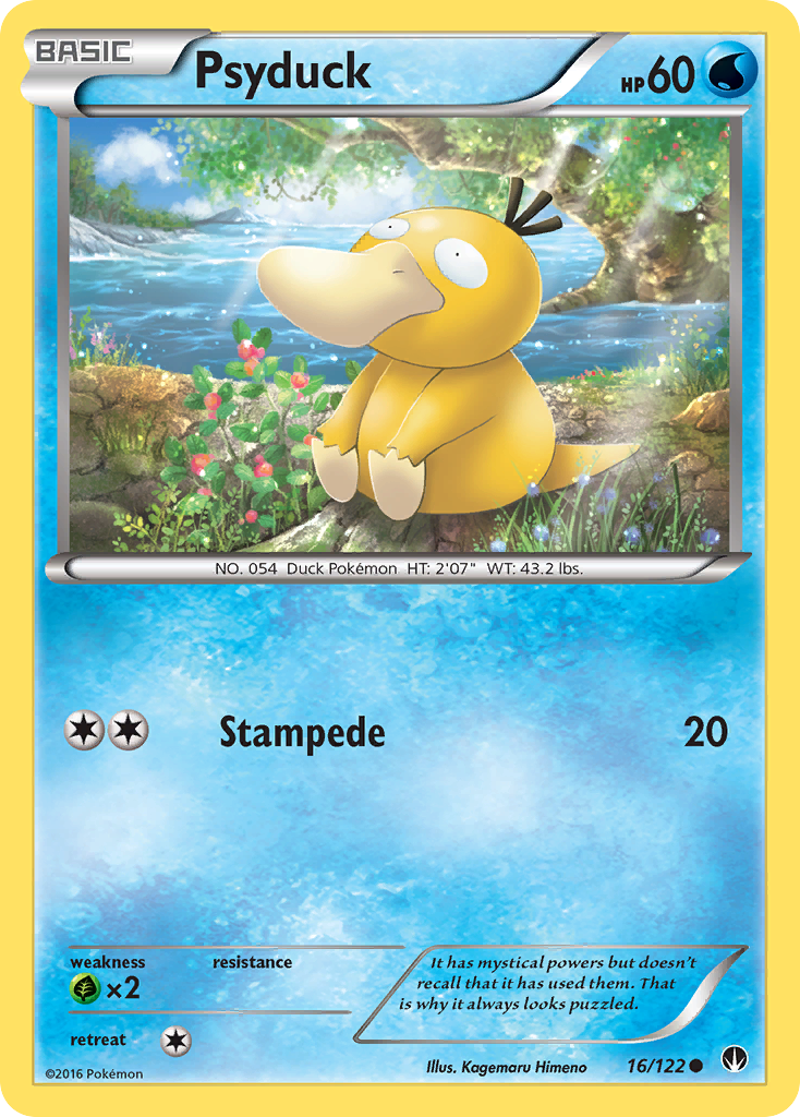 Psyduck (16/122) [XY: BREAKpoint] - Destination Retro