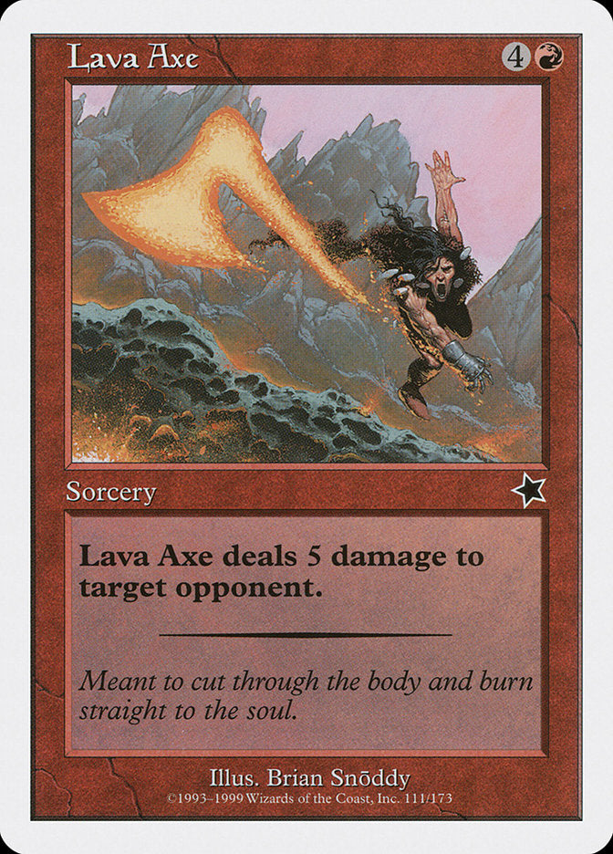 Lava Axe [Starter 1999] - Destination Retro