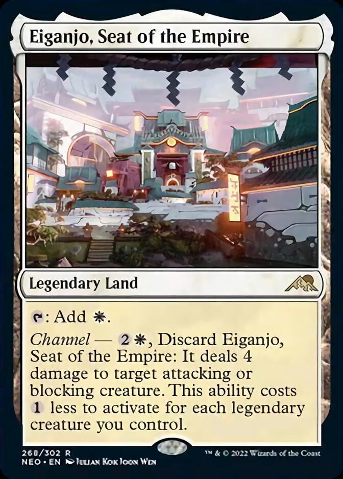 Eiganjo, Seat of the Empire [Kamigawa: Neon Dynasty] - Destination Retro