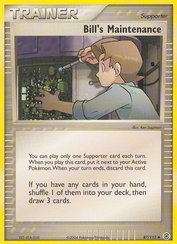 Bill's Maintenance (87/112) [EX: FireRed & LeafGreen] - Destination Retro