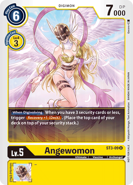 Angewomon [ST3-09] (Tamer Battle Pack) [Starter Deck: Heaven's Yellow Promos] - Destination Retro