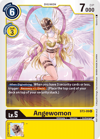 Angewomon [ST3-09] (Tamer Battle Pack) [Starter Deck: Heaven's Yellow Promos] - Destination Retro
