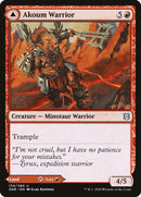 Akoum Warrior // Akoum Teeth [Zendikar Rising] - Destination Retro