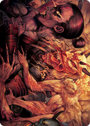 Gift of Wrath Art Card [Kamigawa: Neon Dynasty Art Series] - Destination Retro