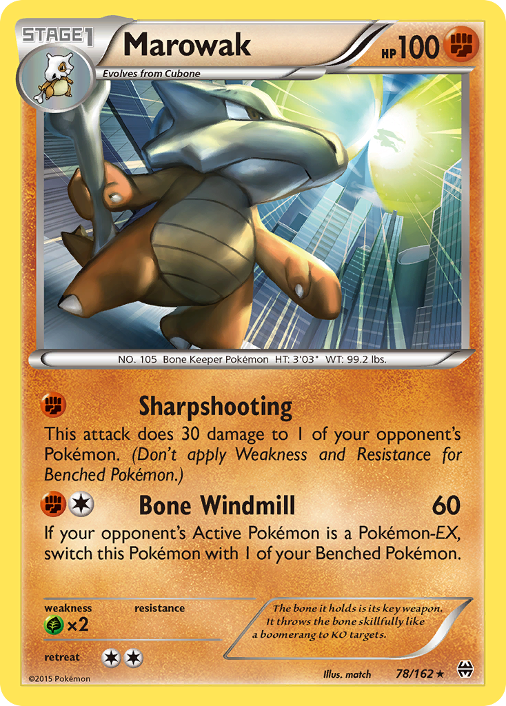 Marowak (78/162) [XY: BREAKthrough] - Destination Retro