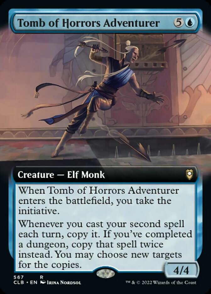 Tomb of Horrors Adventurer (Extended Art) [Commander Legends: Battle for Baldur's Gate] - Destination Retro
