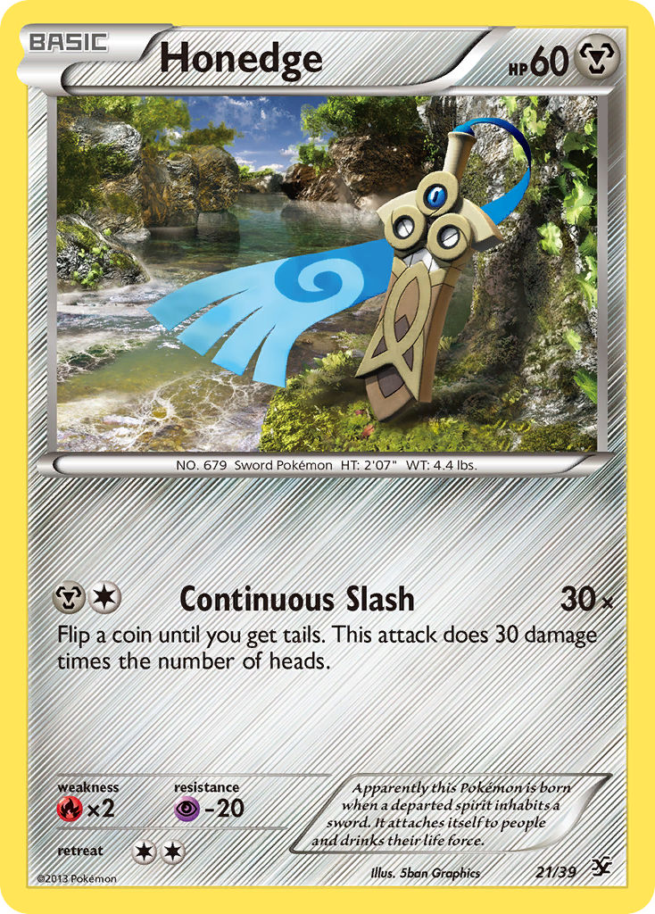 Honedge (21/39) [XY: Kalos Starter Set] - Destination Retro