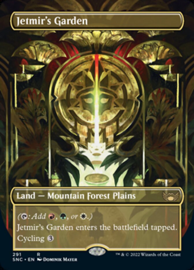 Jetmir's Garden (Borderless Alternate Art) [Streets of New Capenna] - Destination Retro