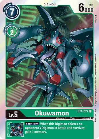 Okuwamon [BT1-077] (Event Pack) [Release Special Booster Ver.1.0 Promos] - Destination Retro