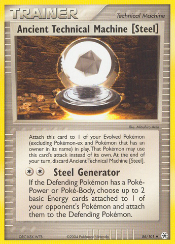 Ancient Technical Machine [Steel] (86/101) [EX: Hidden Legends] - Destination Retro