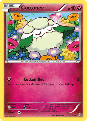 Cottonee (55/98) [XY: Ancient Origins] - Destination Retro