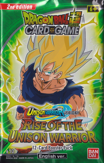 DRAGON BALL SUPER - SET 10 - RISE OF THE UNISON WARRIORS BOOSTER PACK 2ND EDITION - Destination Retro