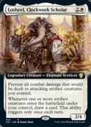 Losheel, Clockwork Scholar (Extended) [Commander 2021] - Destination Retro
