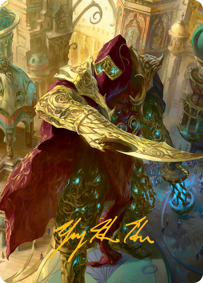 Baral, Chief of Compliance Art Card (Gold-Stamped Signature) [March of the Machine Art Series] - Destination Retro