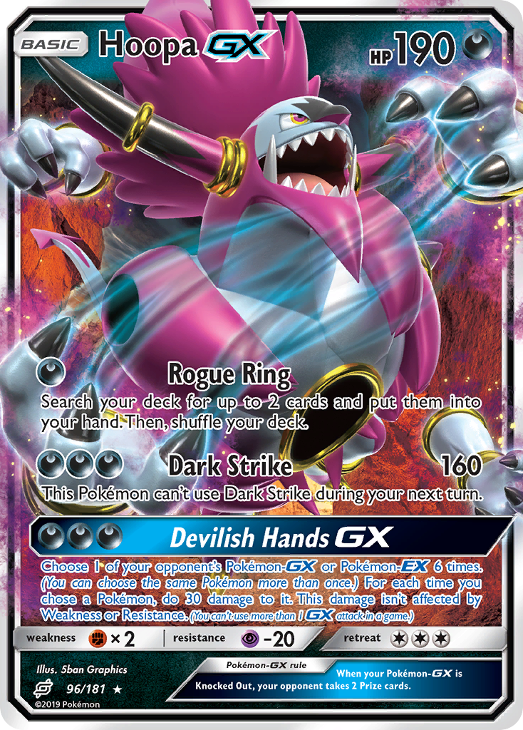 Hoopa GX (96/181) [Sun & Moon: Team Up] - Destination Retro