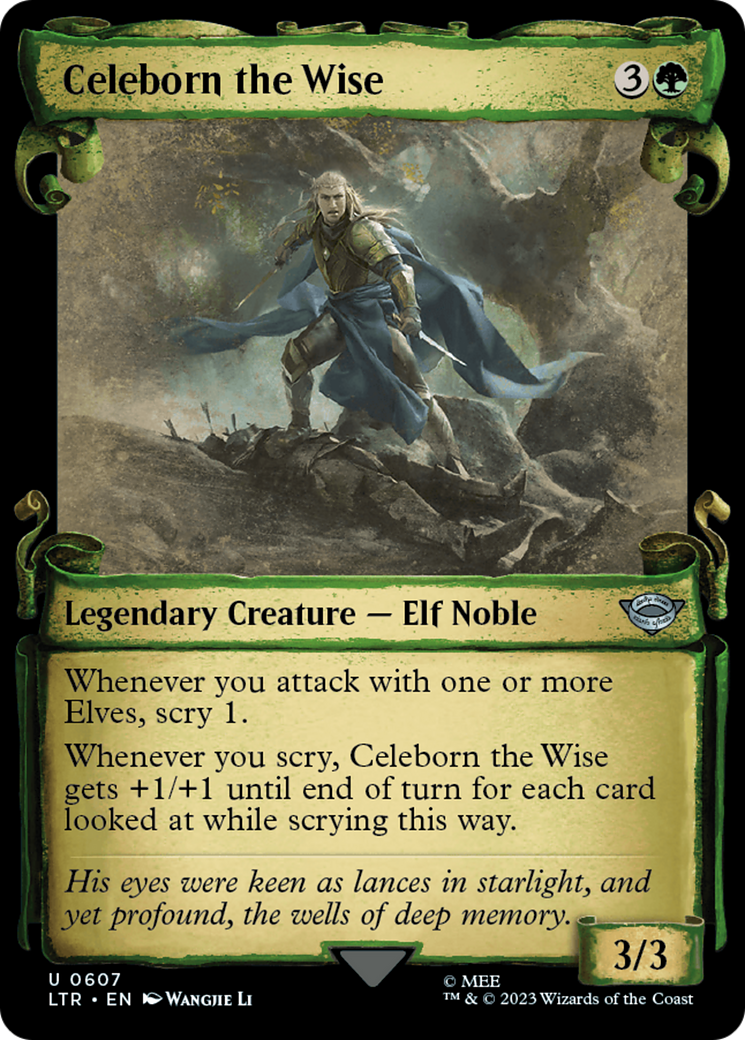 Celeborn the Wise [The Lord of the Rings: Tales of Middle-Earth Showcase Scrolls] - Destination Retro