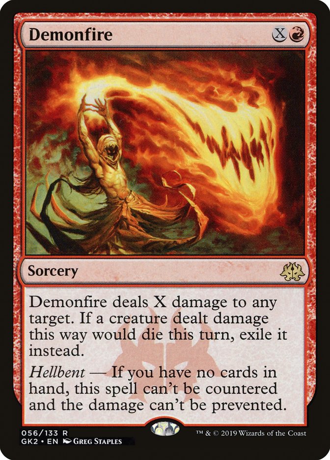 Demonfire [Ravnica Allegiance Guild Kit] - Destination Retro