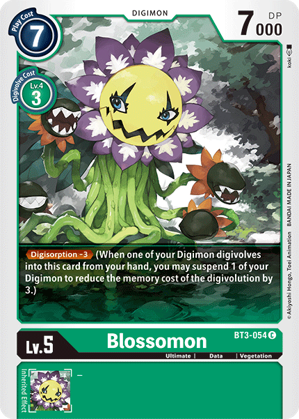 Blossomon [BT3-054] [Release Special Booster Ver.1.5] - Destination Retro