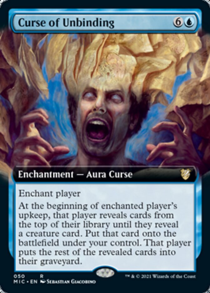Curse of Unbinding (Extended) [Innistrad: Midnight Hunt Commander] - Destination Retro