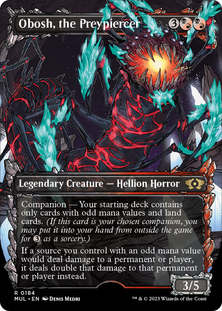 Obosh, the Preypiercer (Halo Foil) [Multiverse Legends] - Destination Retro