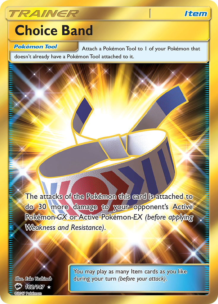 Choice Band (162/147) [Sun & Moon: Burning Shadows] - Destination Retro