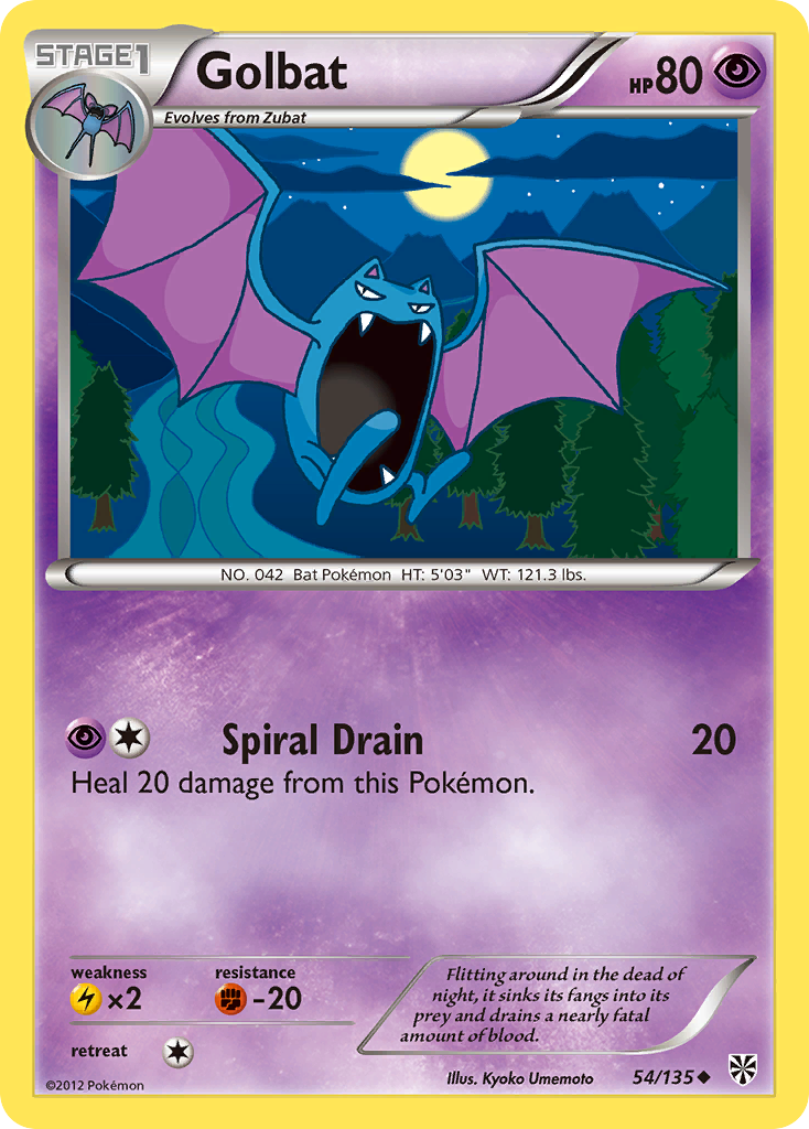 Golbat (54/135) [Black & White: Plasma Storm] - Destination Retro