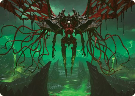 Archfiend of the Dross Art Card [Phyrexia: All Will Be One Art Series] - Destination Retro