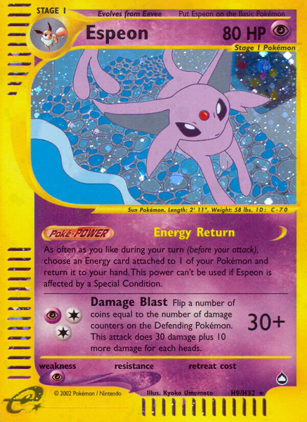 Espeon (H9/H32) [Aquapolis] - Destination Retro