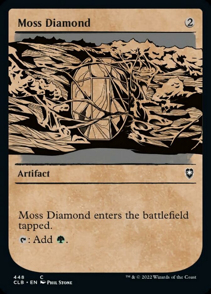 Moss Diamond (Showcase) [Commander Legends: Battle for Baldur's Gate] - Destination Retro
