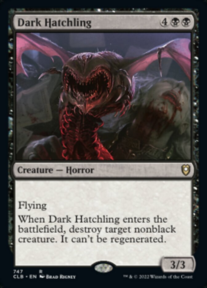 Dark Hatchling [Commander Legends: Battle for Baldur's Gate] - Destination Retro