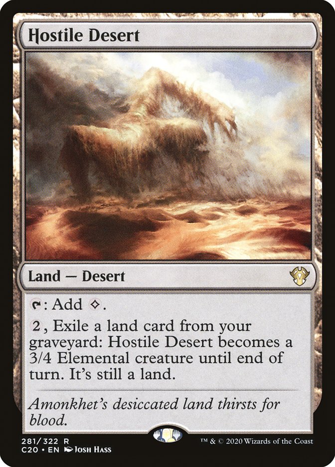 Hostile Desert [Commander 2020] - Destination Retro