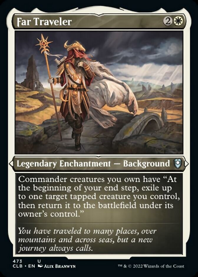 Far Traveler (Foil Etched) [Commander Legends: Battle for Baldur's Gate] - Destination Retro