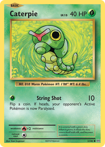 Caterpie (3/108) [XY: Evolutions] - Destination Retro