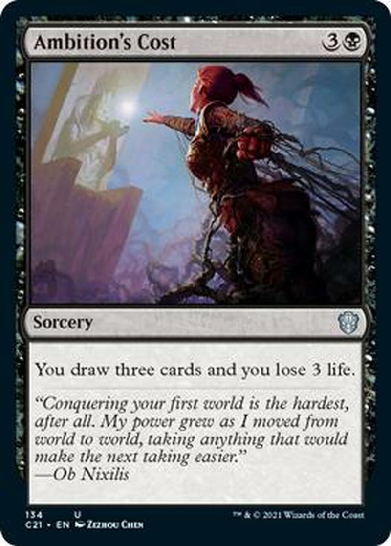 Ambition's Cost [Commander 2021] - Destination Retro