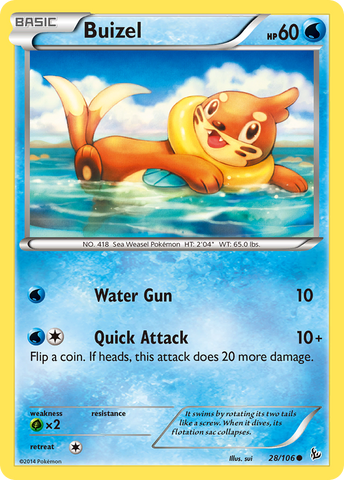 Buizel (28/106) [XY: Flashfire] - Destination Retro
