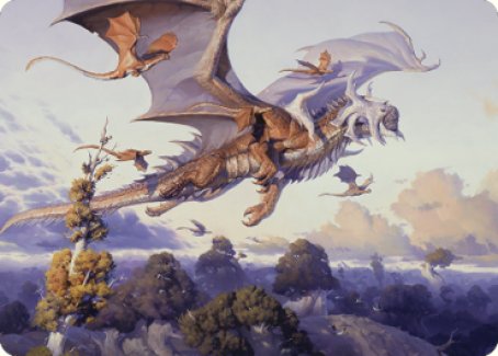 Rith, Liberated Primeval Art Card [Dominaria United Art Series] - Destination Retro