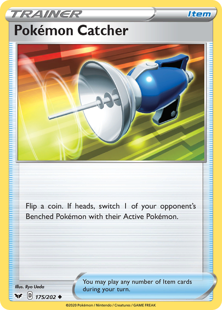 Pokemon Catcher (175/202) [Sword & Shield: Base Set] - Destination Retro