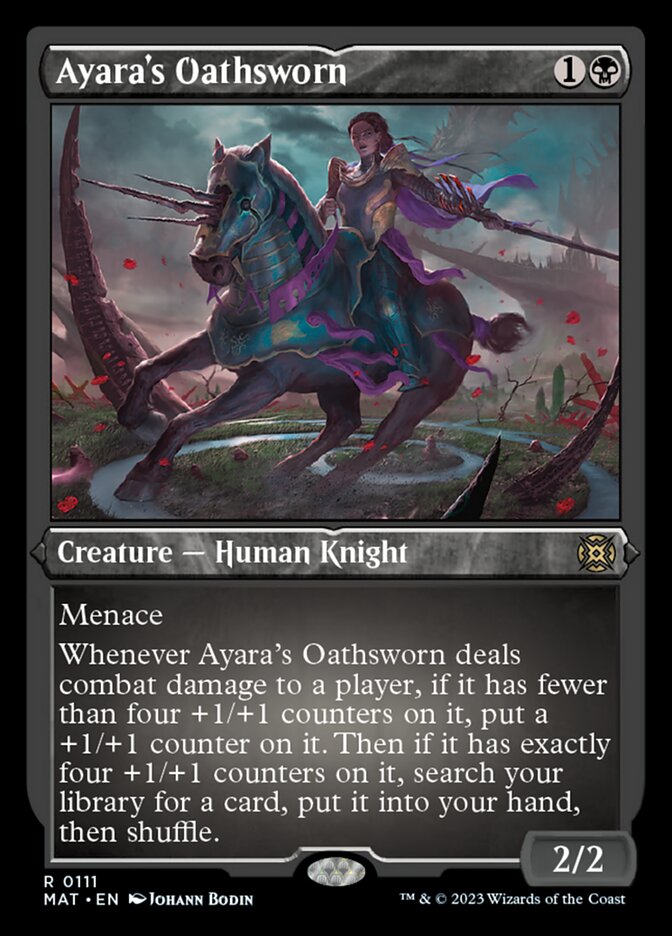 Ayara's Oathsworn (Foil Etched) [March of the Machine: The Aftermath] - Destination Retro