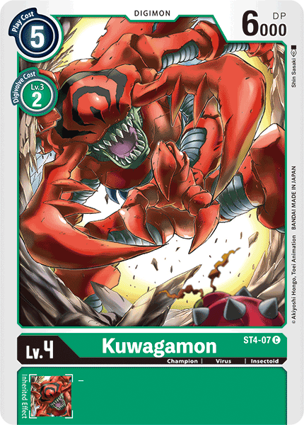 Kuwagamon [ST4-07] [Starter Deck: Giga Green] - Destination Retro