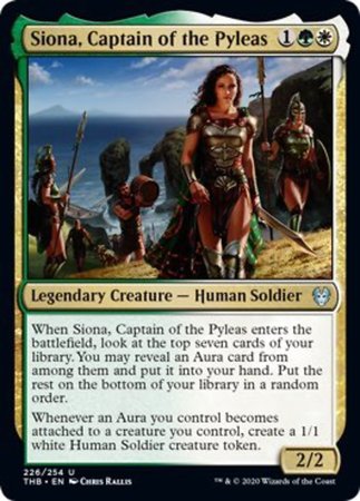 Siona, Captain of the Pyleas [Theros Beyond Death] - Destination Retro