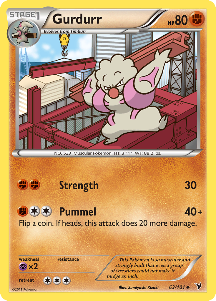 Gurdurr (63/101) [Black & White: Noble Victories] - Destination Retro