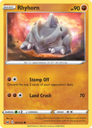 Rhyhorn (97/202) [Sword & Shield: Base Set] - Destination Retro