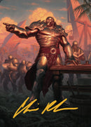 Karn, Living Legacy Art Card 1 (Gold-Stamped Signature) [Dominaria United Art Series] - Destination Retro