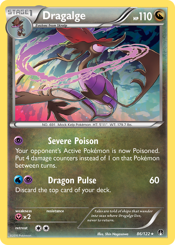 Dragalge (86/122) [XY: BREAKpoint] - Destination Retro