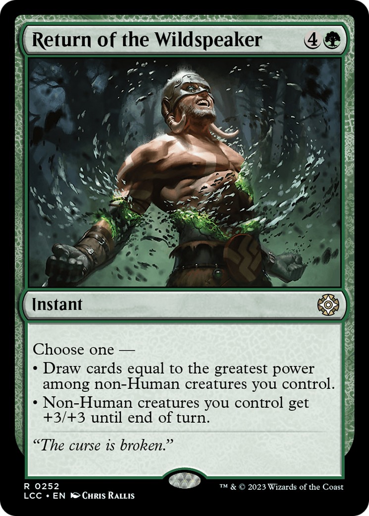 Return of the Wildspeaker [The Lost Caverns of Ixalan Commander] - Destination Retro