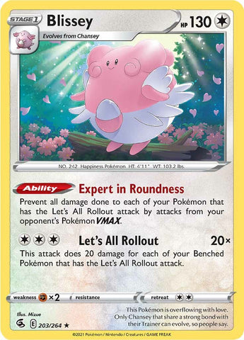 Blissey (203/264) [Sword & Shield: Fusion Strike] - Destination Retro